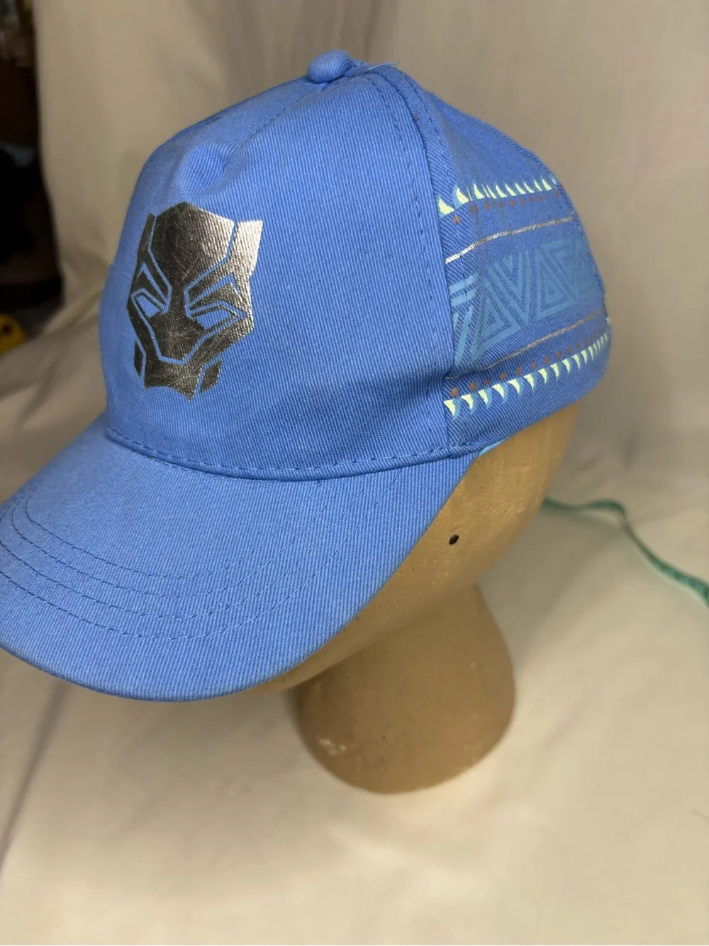 Blue Kids Black Panther Marvel Universe Wakanda Forever Ball Cap
